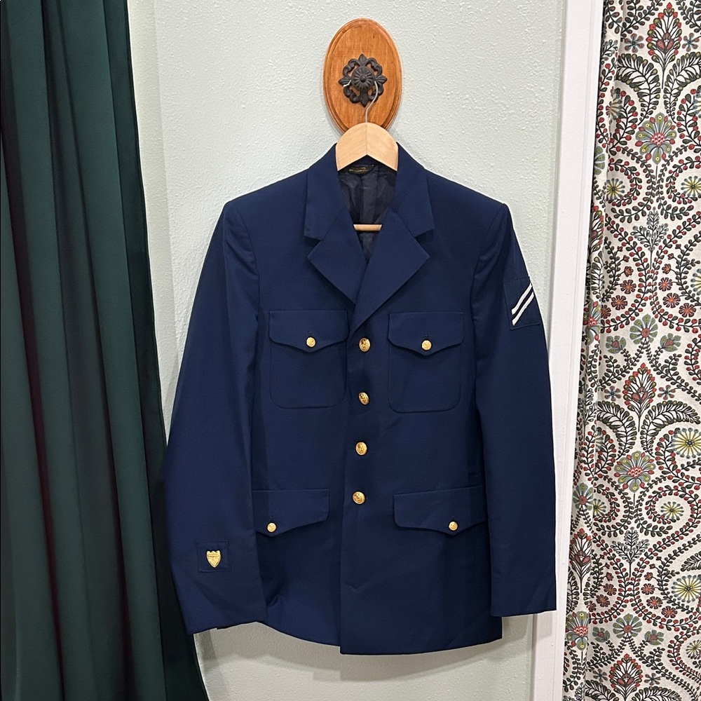 Coast Guard Blues Jacket, Men's 38L, Circa late 80s/early 90s
